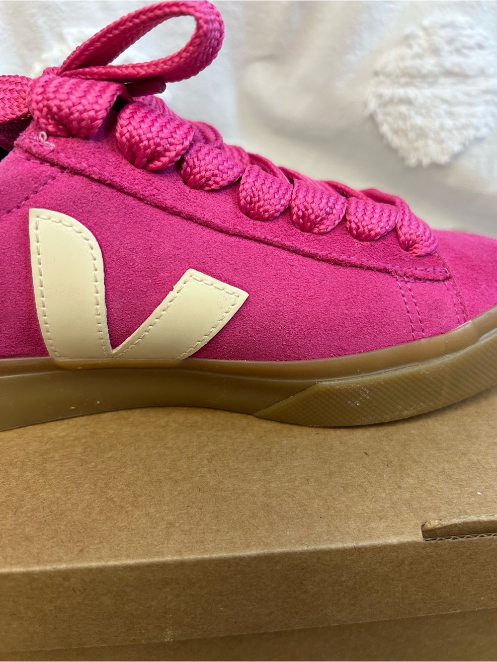 Veja Exclusive Campo Bold Sneakers Pink - Picture 14 of 16